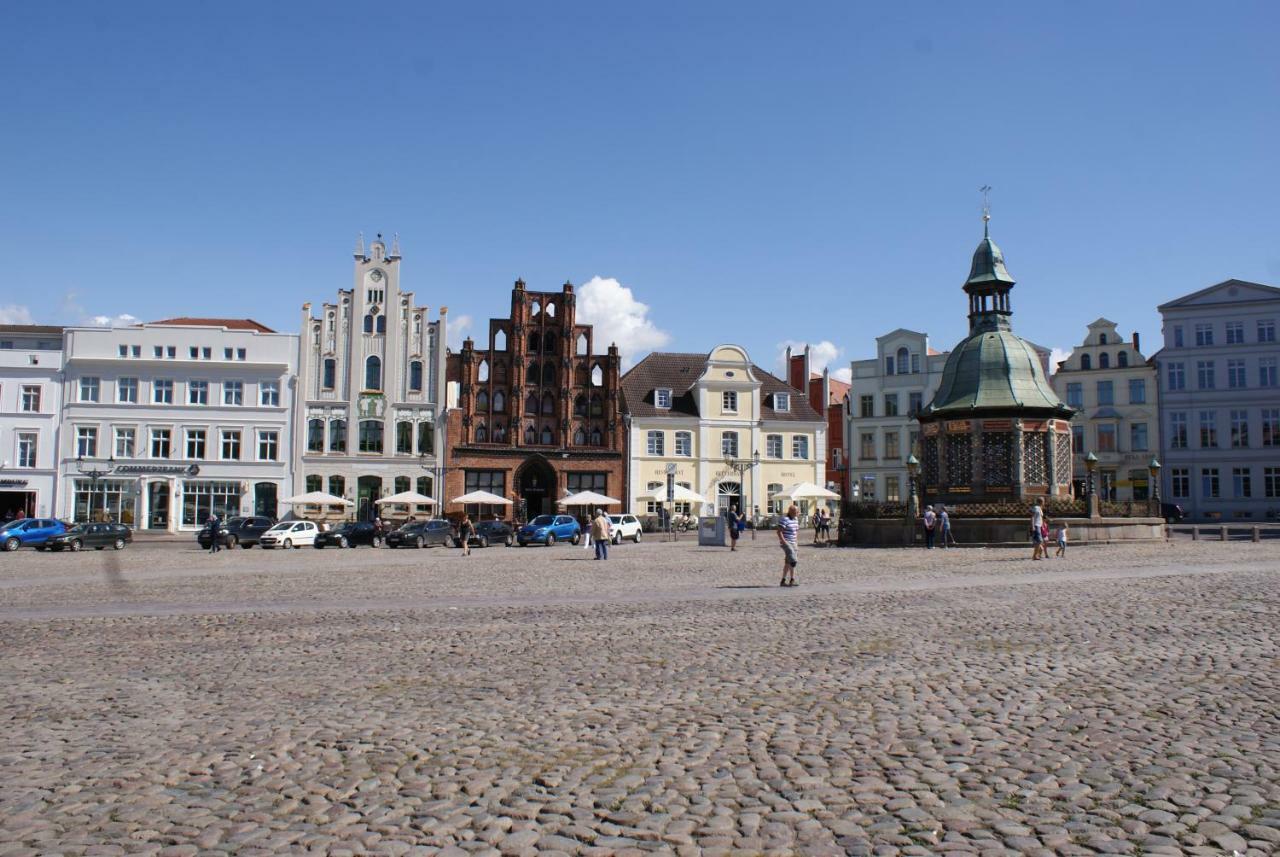 Altstadtblick Wismar mit Terrasse&Parkplatz - ABC34 Exterior foto